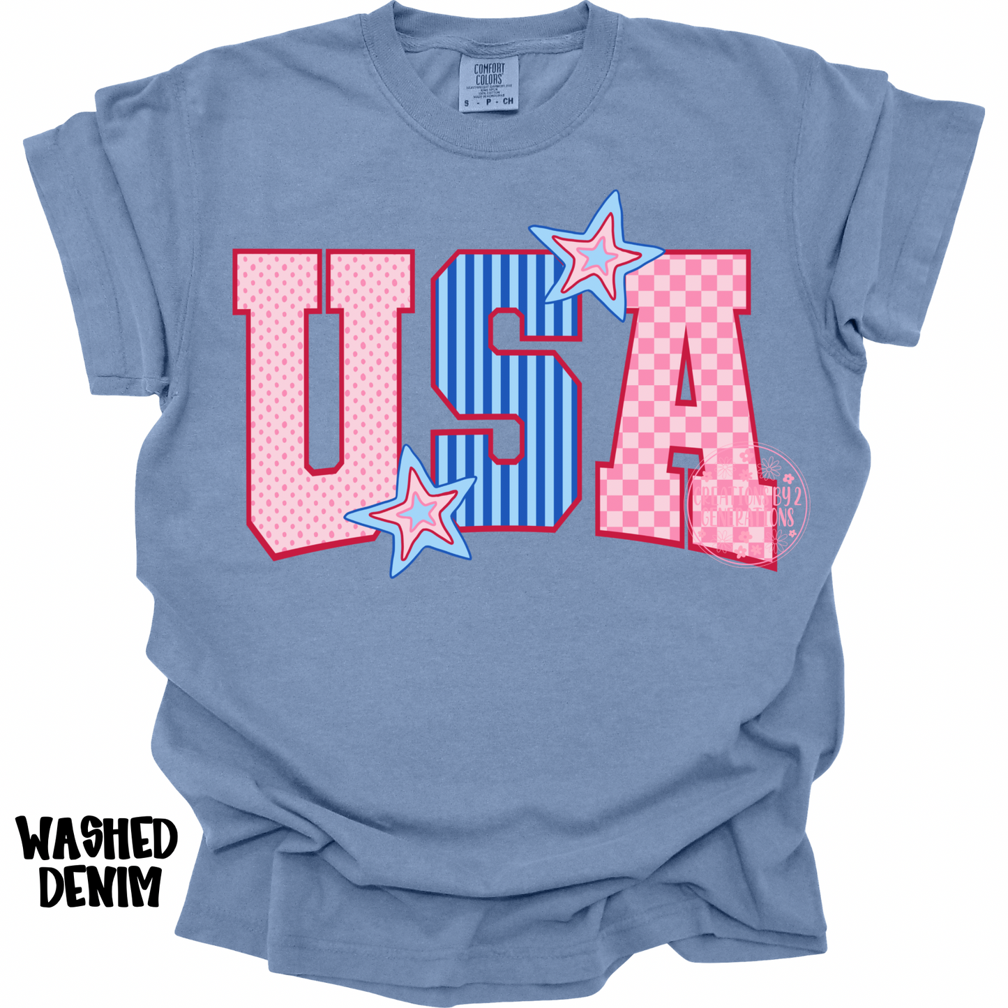 USA PINK/RED/BLUE WITH STARS PREORDER