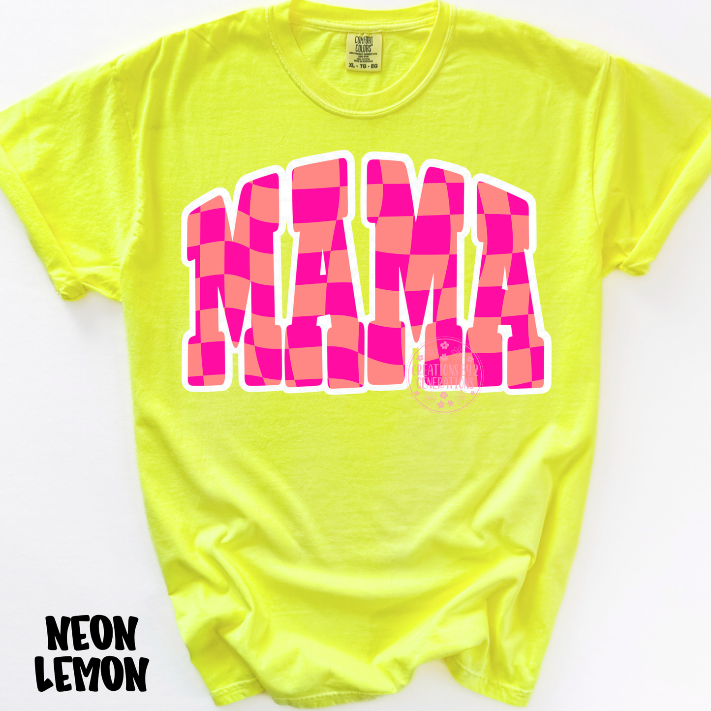 MAMA PINK/ORANGE CHECKERED PREORDER
