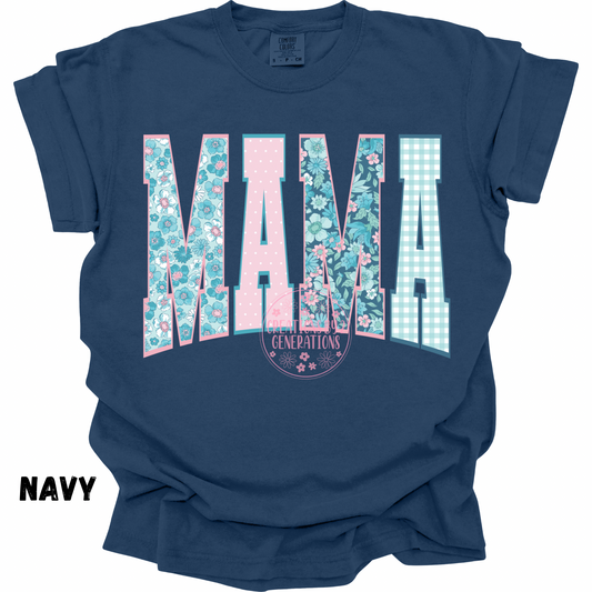 MAMA BLUE & PINK VARSITY PREORDER