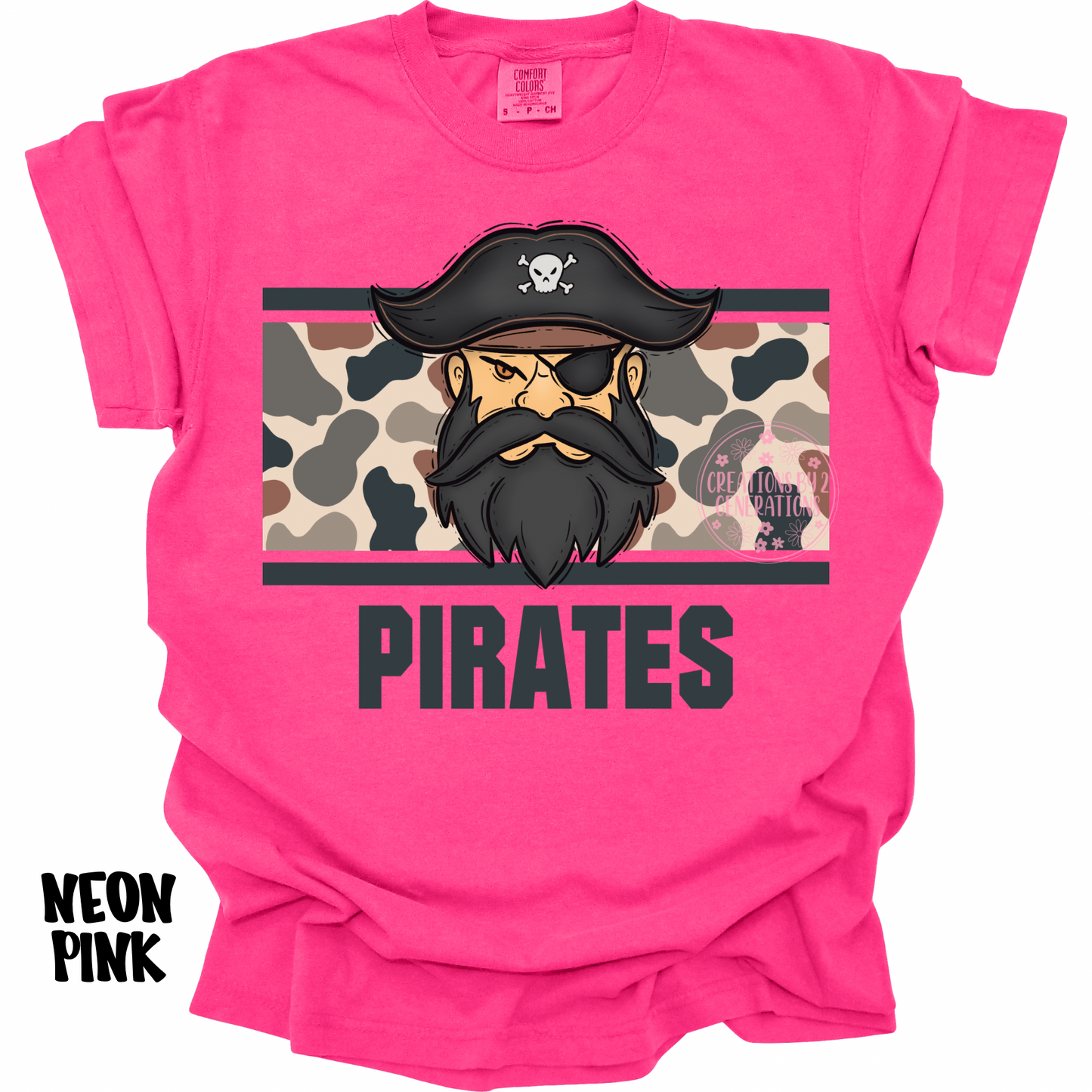 PIRATES CAMO PIRATE HEAD PREORDER (YOUTH)