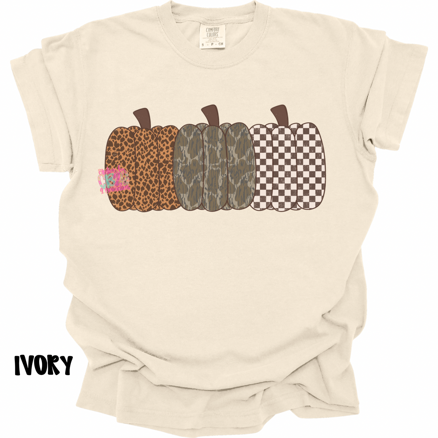 3 PATTERNED PUMPKINS CAMO/CHECKERED PREORDER