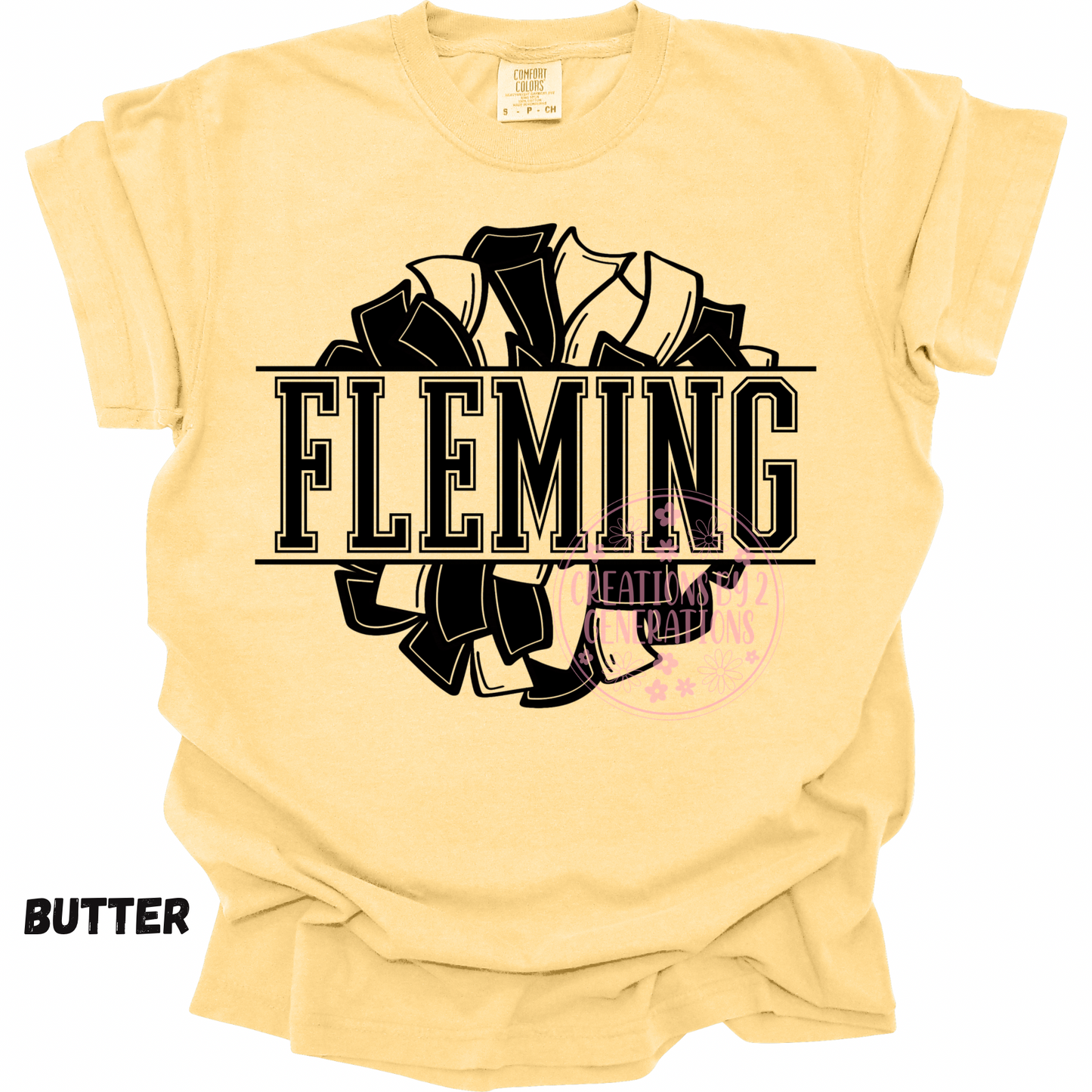 FLEMING CHEER BLACK OUTLINE PREORDER