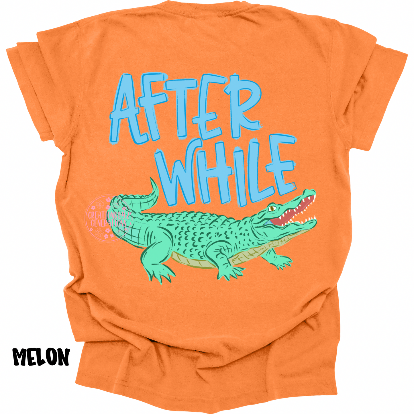 LATER GATOR (FRONT DESIGN) AFTER WHILE CROCODILE (BACK DESIGN) BLUE PREORDER