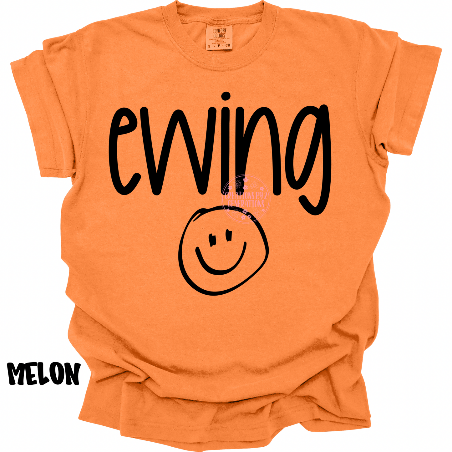 EWING WITH SMILEY FACE BLACK PREORDER