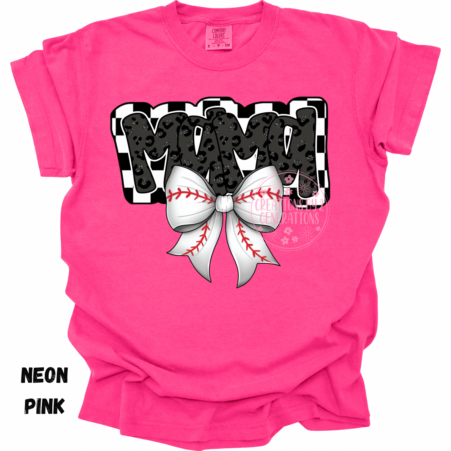 MAMA BASEBALL BOW PREORDER