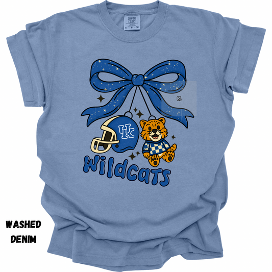 KENTUCKY FOOTBALL HELMET BOW