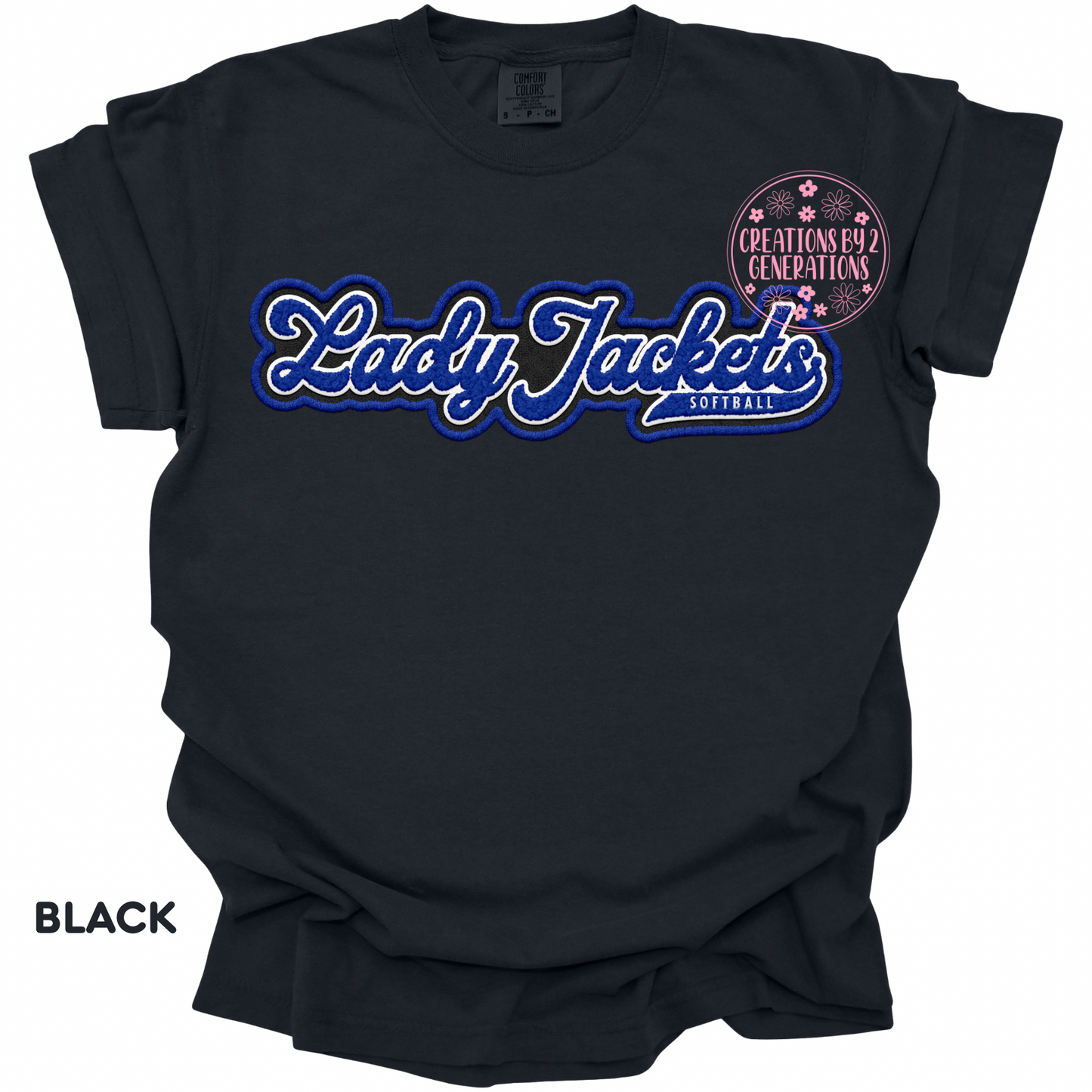 LADY JACKETS SOFTBALL FAUX EMBROIDERY PREORDER