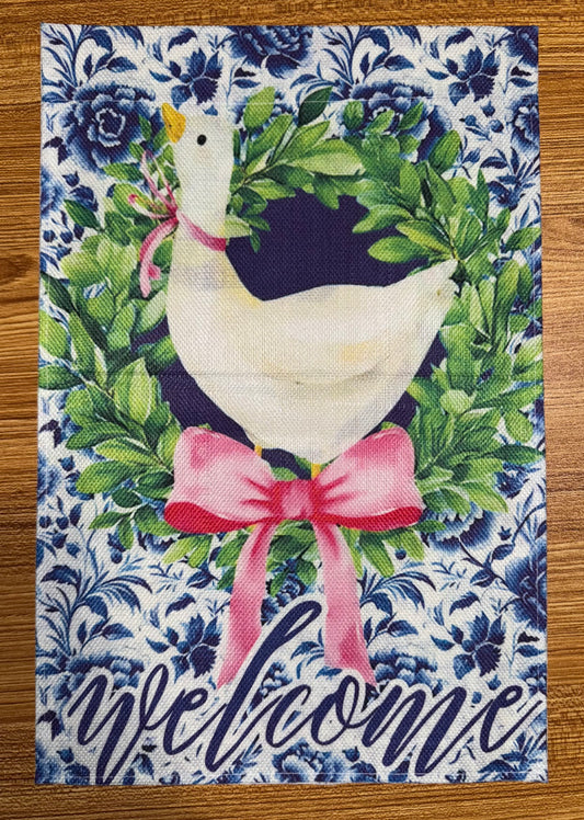 GOOSE WELCOME FLAG