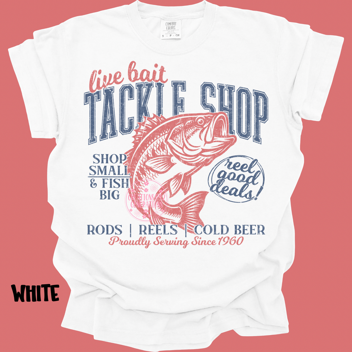 LIVE BAIT TACKLE SHOP RED/NAVY PREORDER (YOUTH)