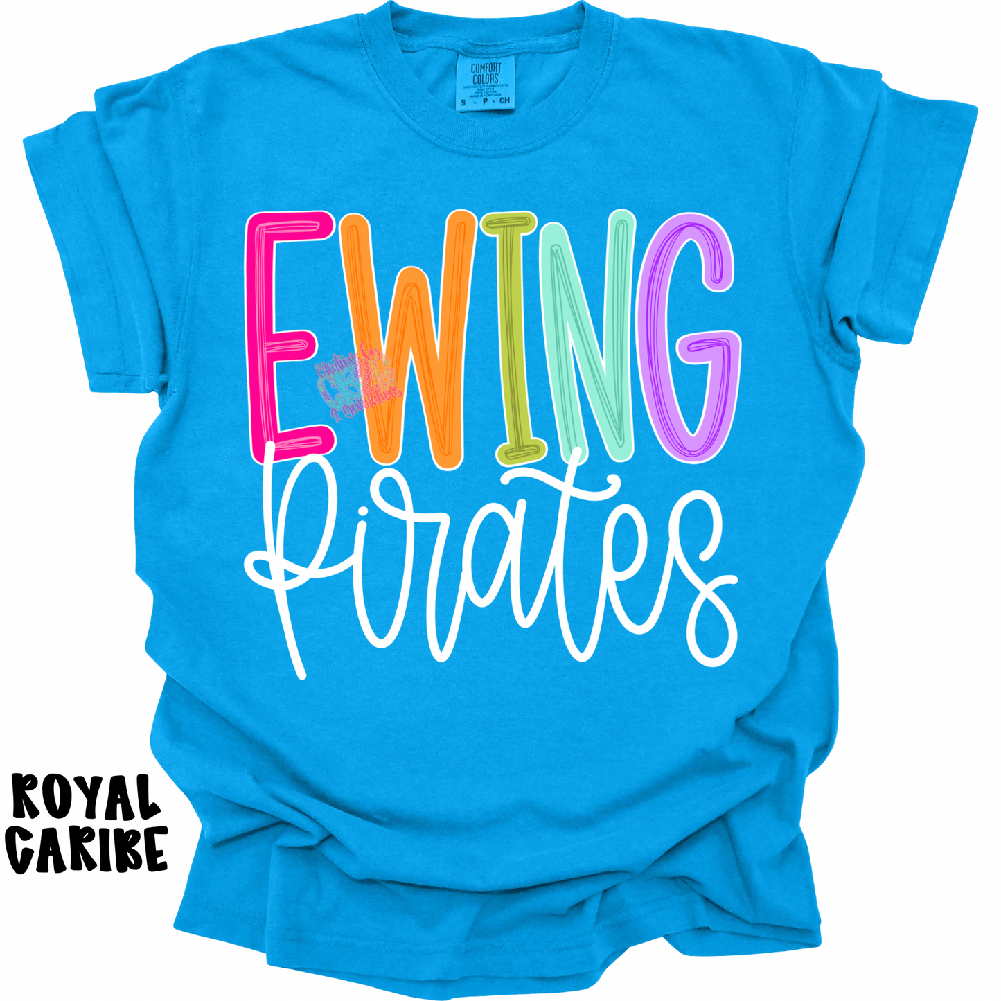 EWING PIRATES COLOR POP WITH WHITE CURSIVE PREORDER (YOUTH)