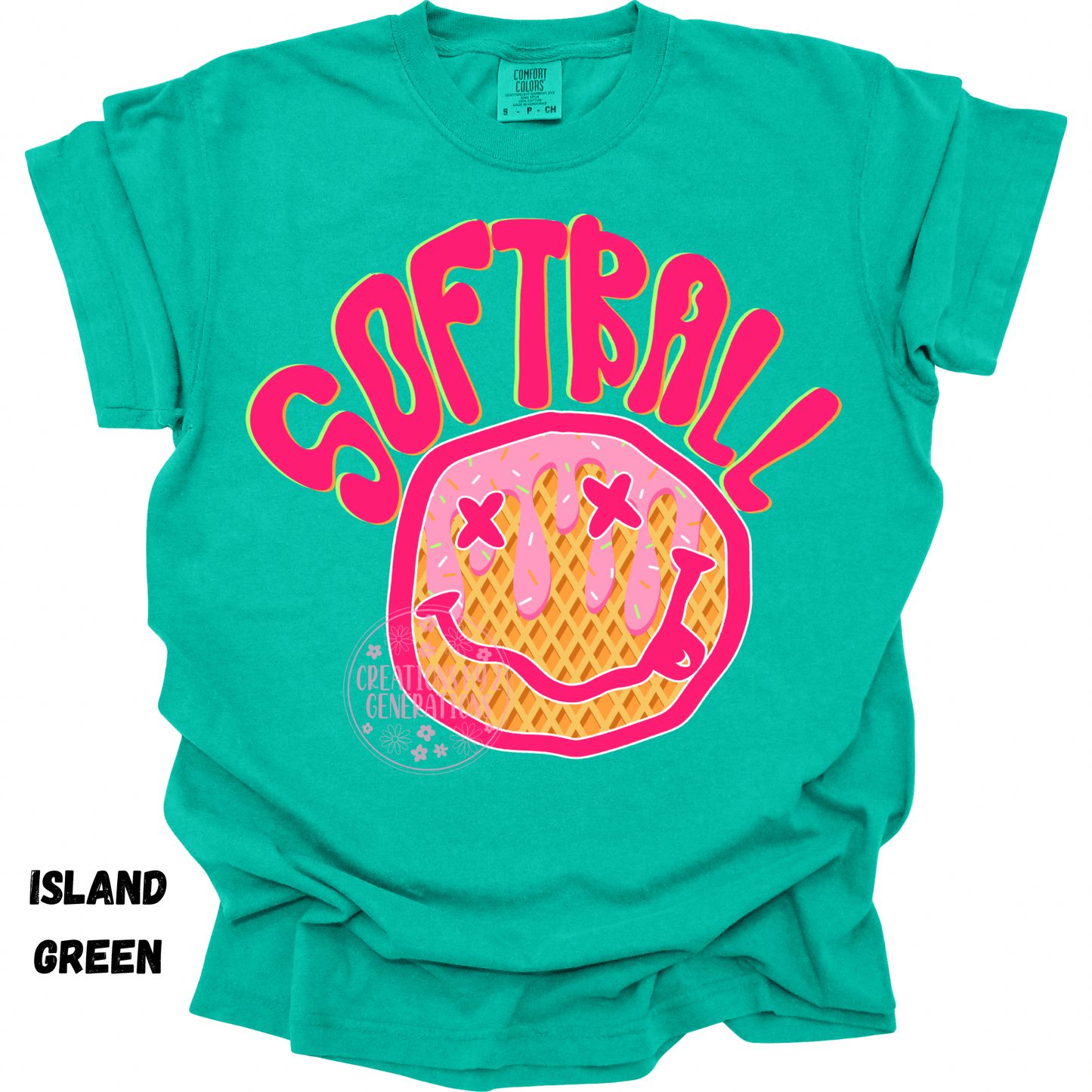 SOFTBALL DRIP WITH FACE PREORDER