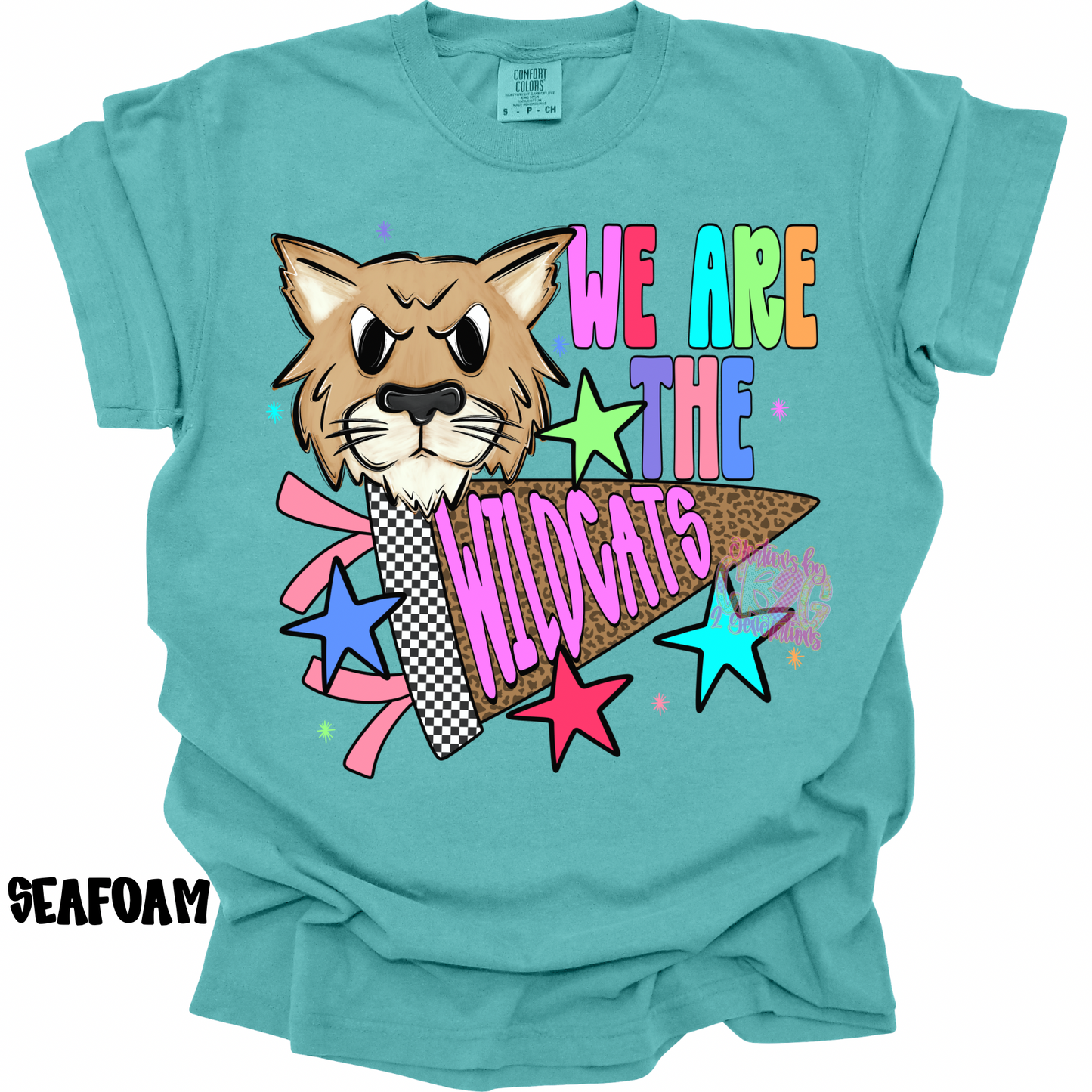 WE ARE THE WILDCATS COLORFUL WITH BANNER PREORDER