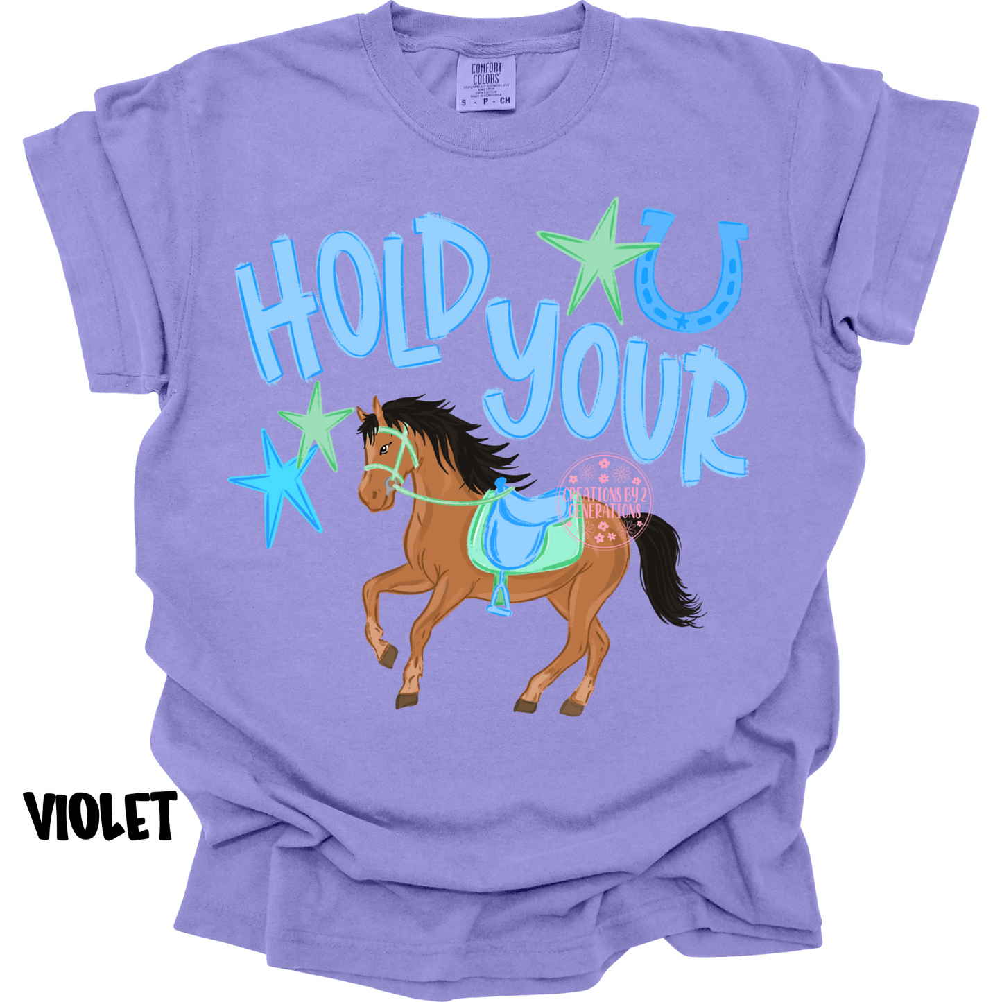 HOLD YOUR HORSES BLUE/GREEN PREORDER