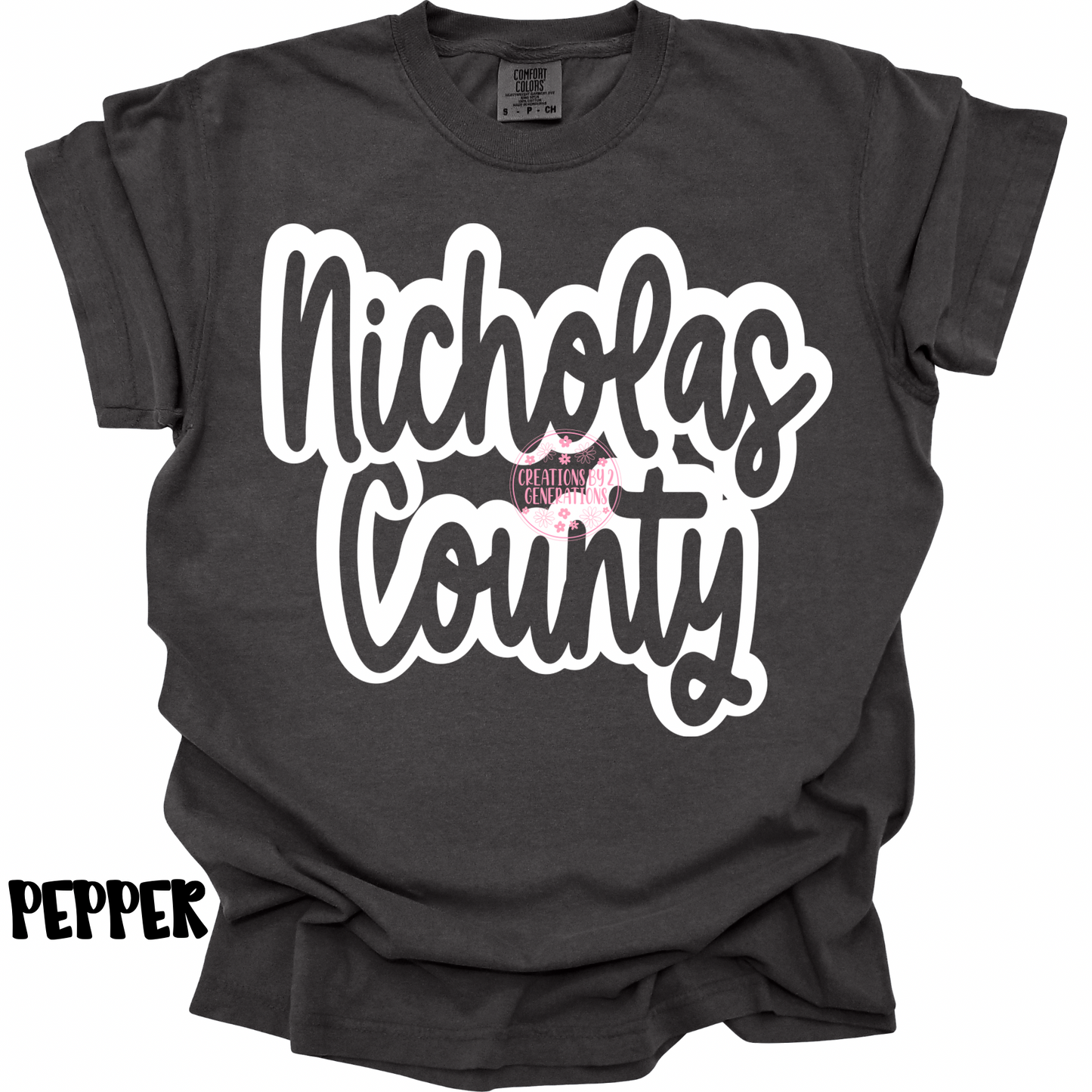 NICHOLAS COUNTY WHITE OUTLINE PREORDER