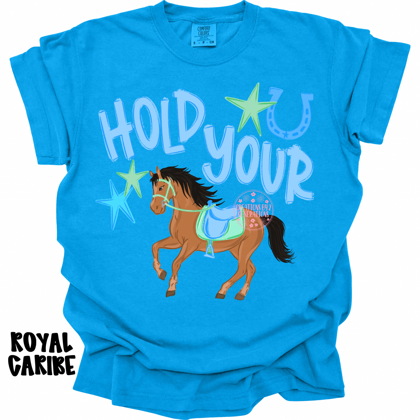 HOLD YOUR HORSES BLUE/GREEN PREORDER