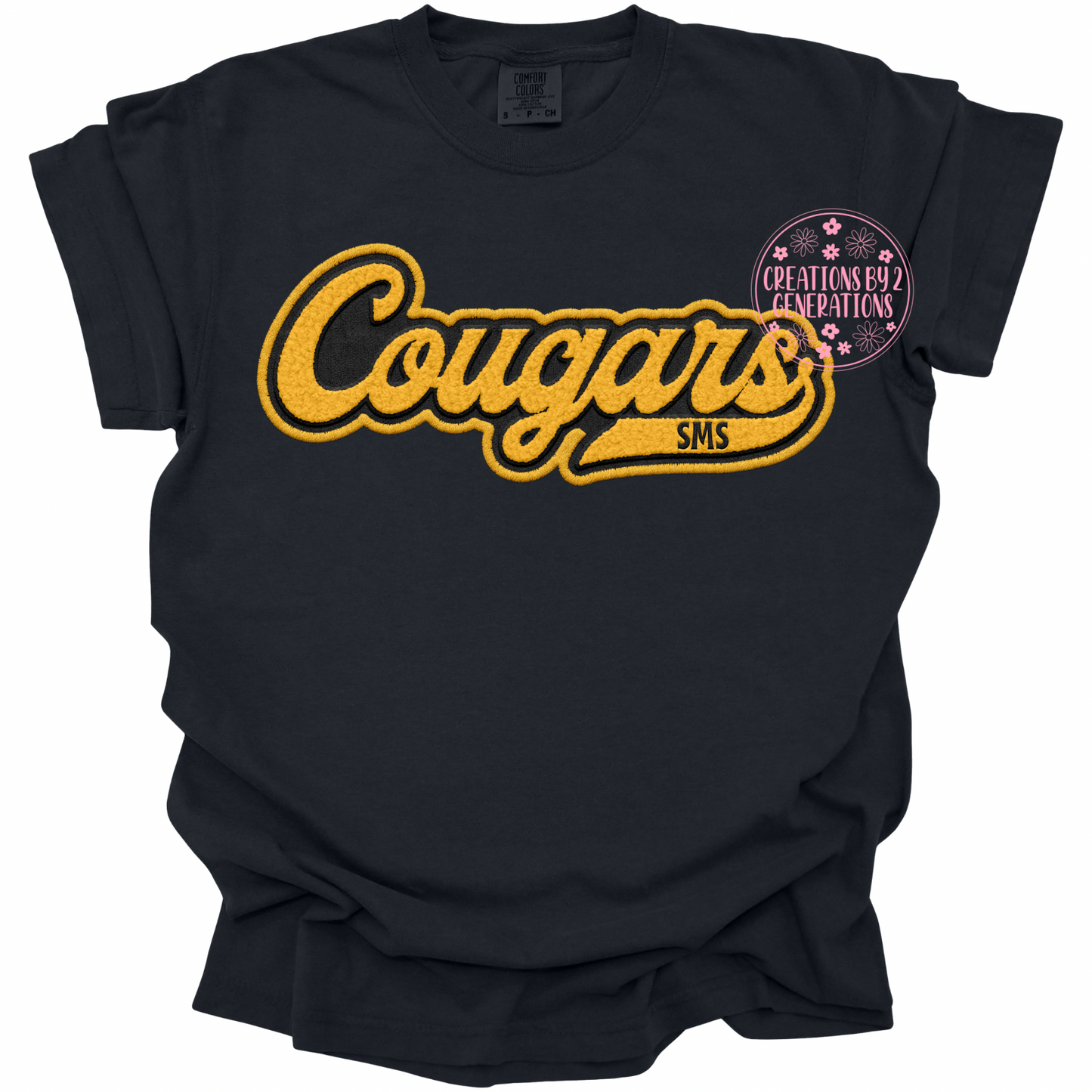 COUGARS SMS FAUX EMBROIDERY