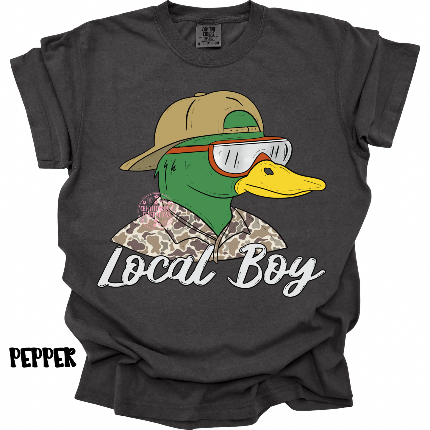LOCAL BOY CAMO DUCK PREORDER (YOUTH)