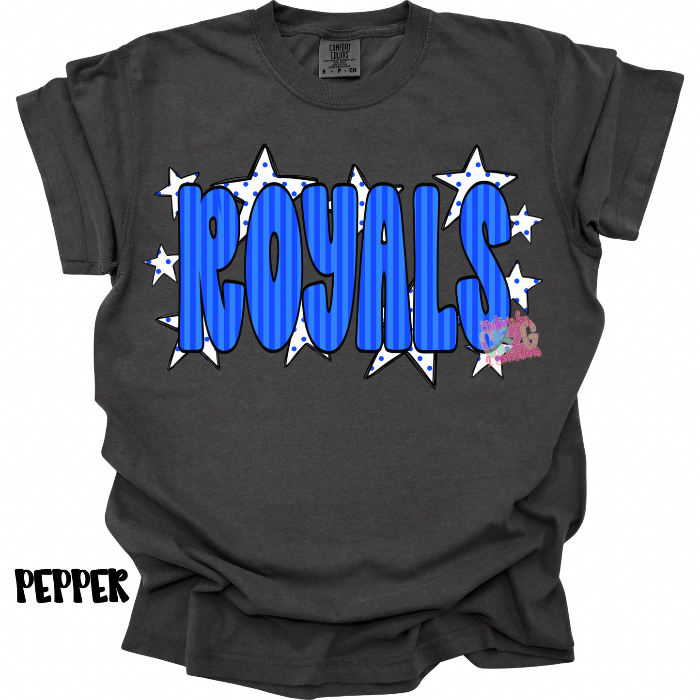 ROYALS BLUE STRIPES WITH STARS PREORDER