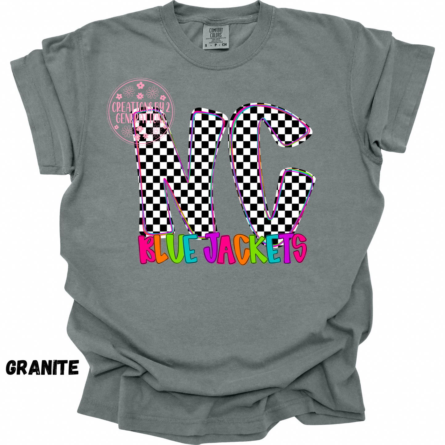 NC BLUE JACKETS COLORFUL & CHECKERED PREORDER