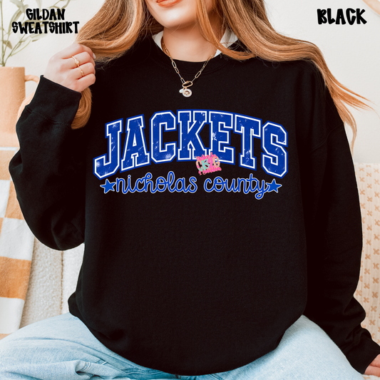 JACKETS NICHOLAS COUNTY DISTRESSED LOOK PREORDER (YOUTH)