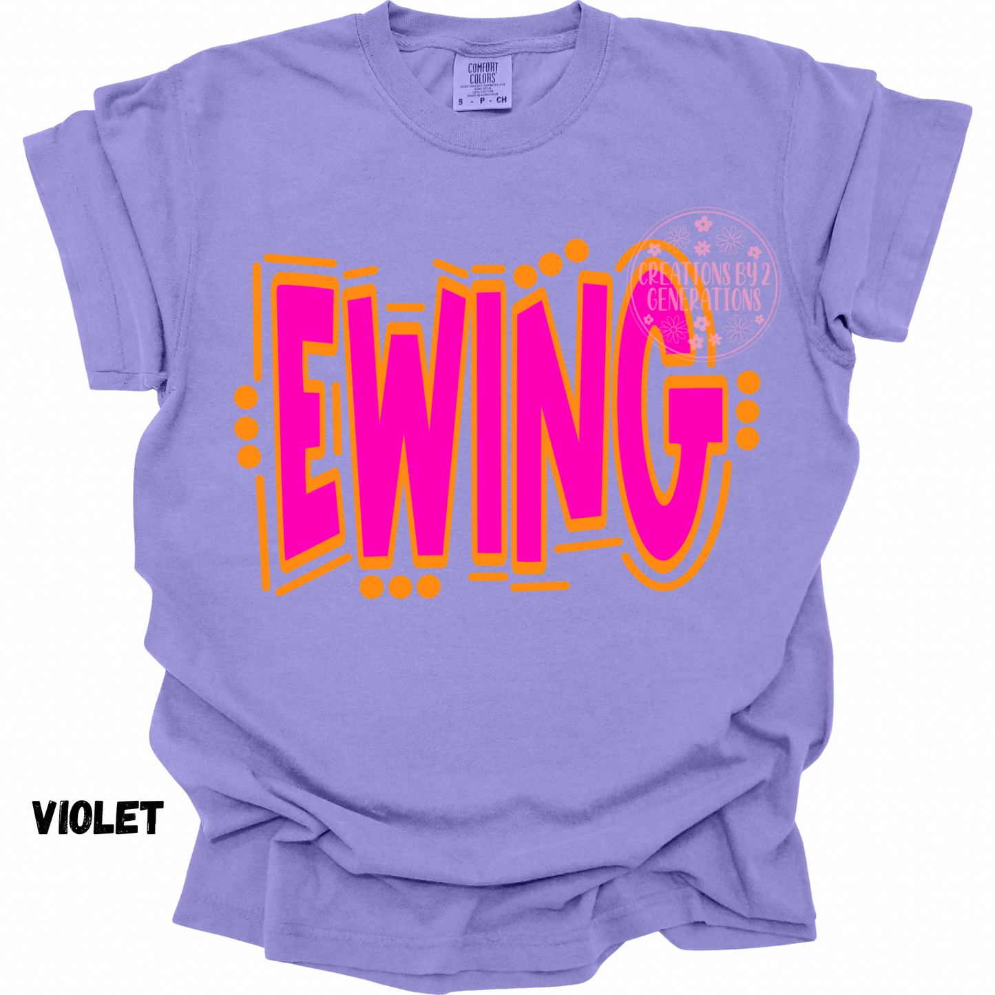 EWING PINK & ORANGE DOODLE PREORDER