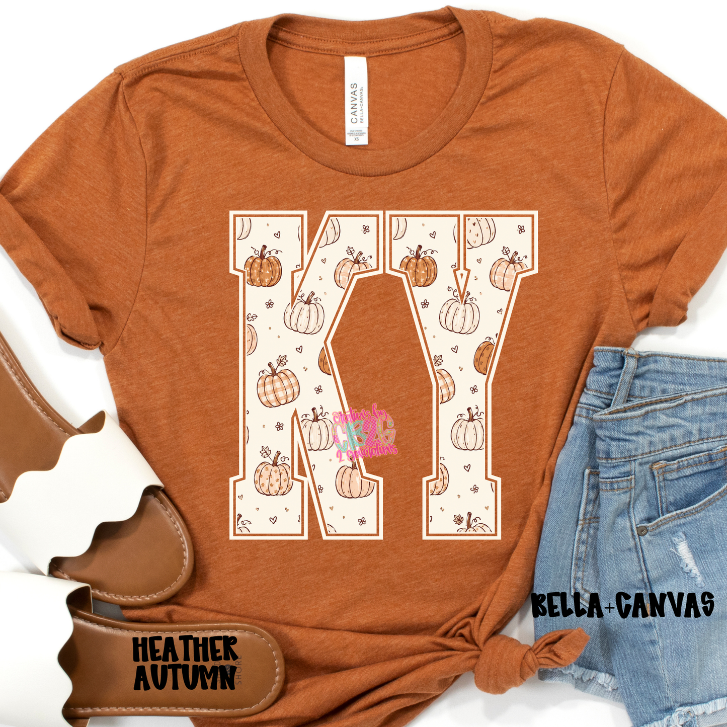 KY WITH PUMPKINS BELLA+CANVAS PREORDER