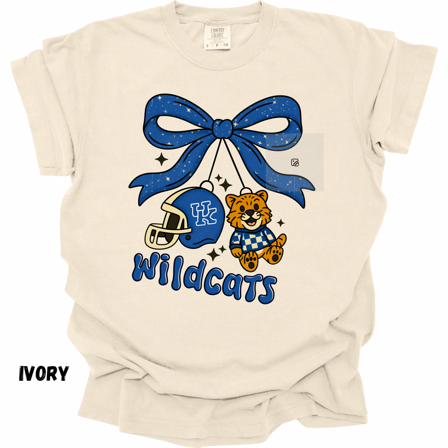 KENTUCKY FOOTBALL HELMET BOW