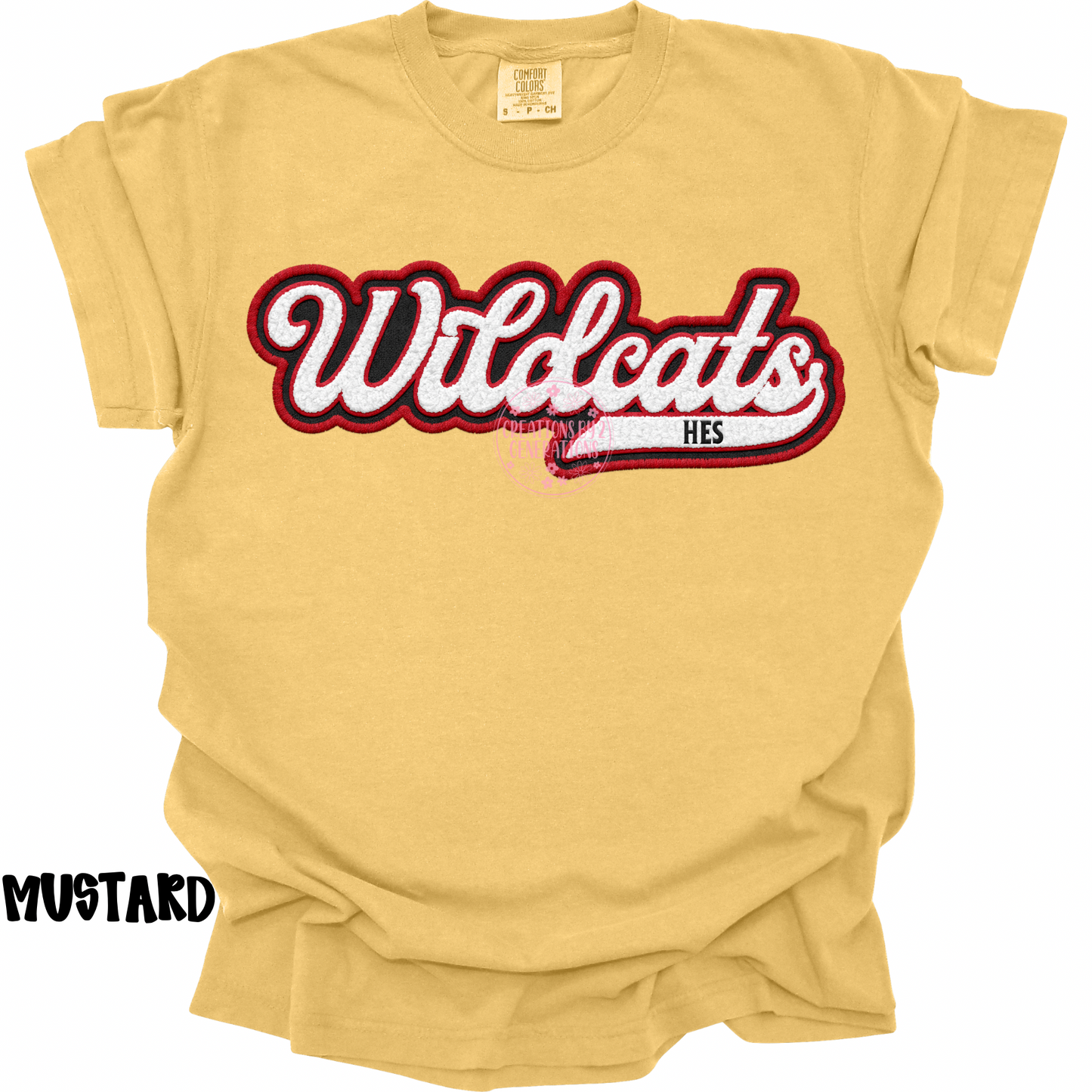 HES WILDCATS FAUX EMBROIDERY PREORDER