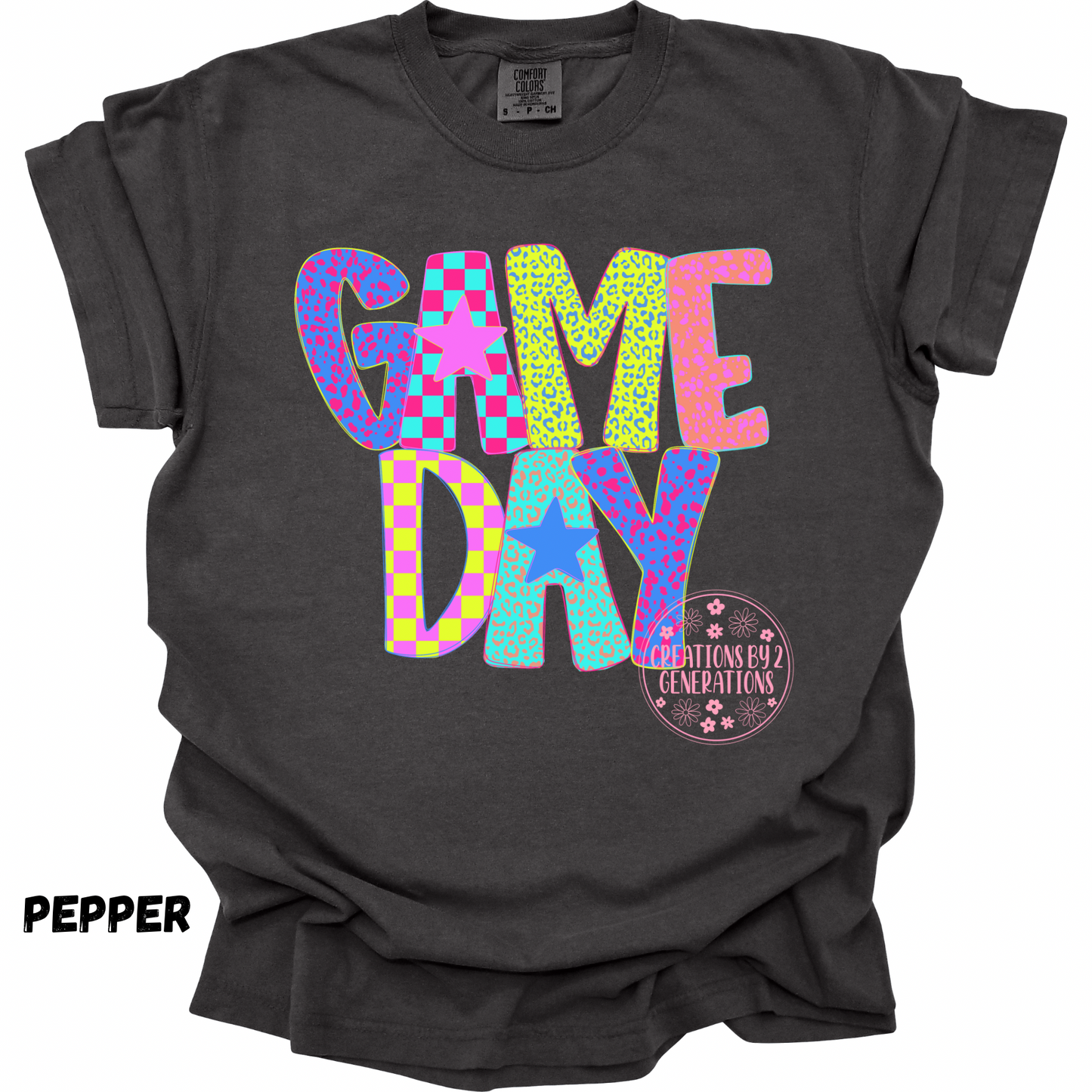 GAME DAY COLORFUL PNG