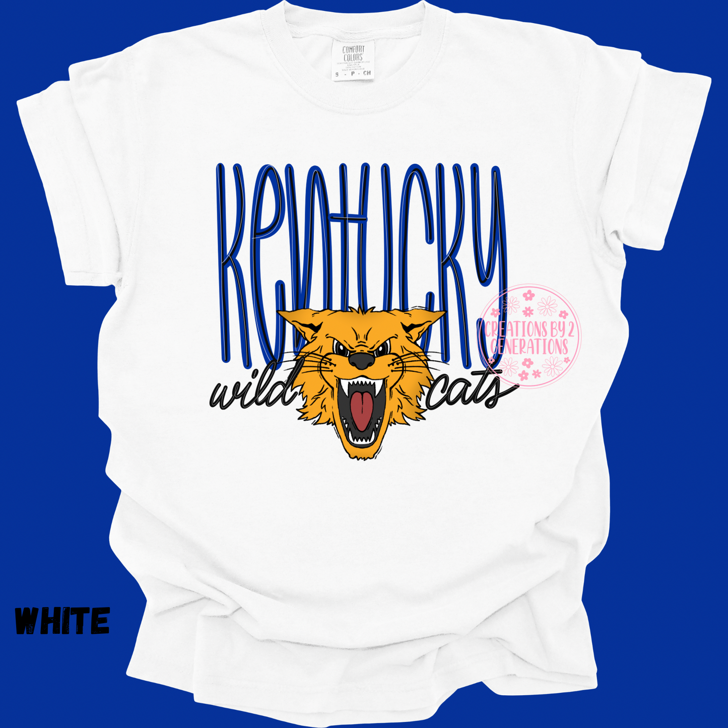 KENTUCKY WILDCATS TALL FONT PRINT