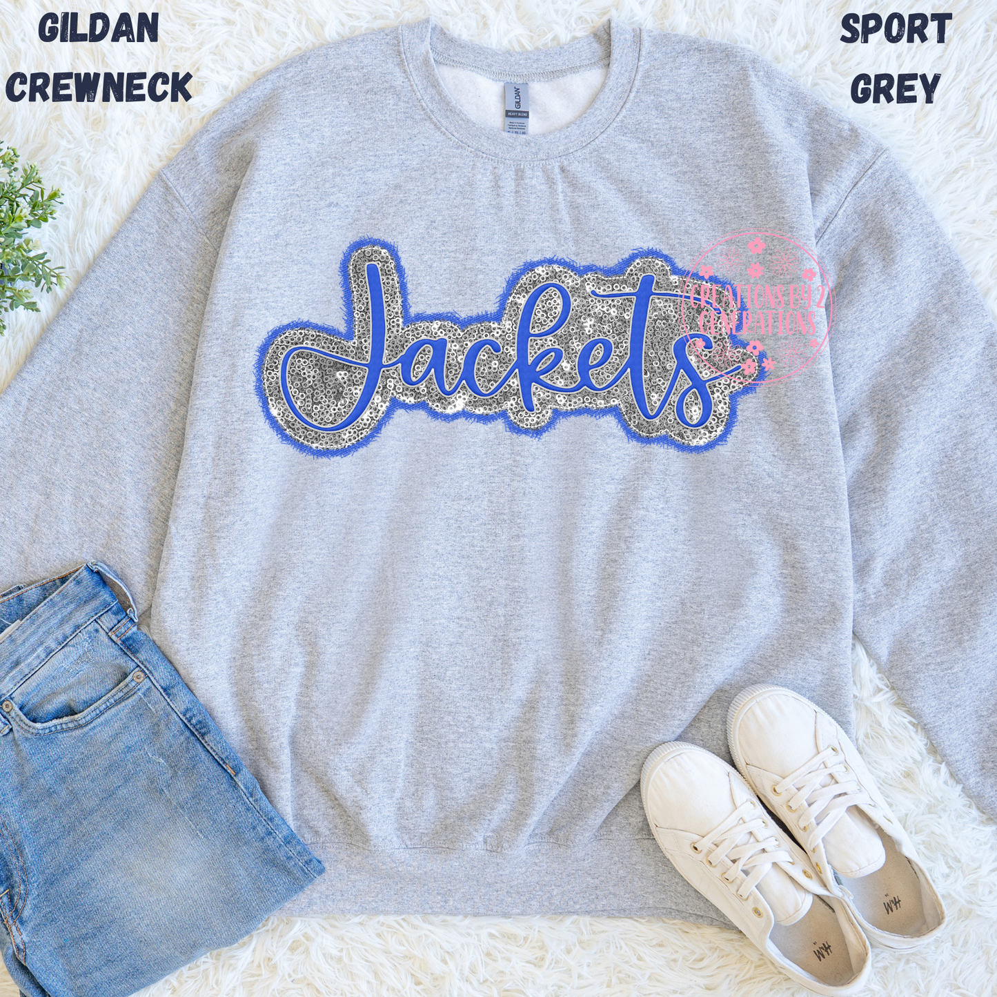JACKETS FAUX SEQUINS SWEATSHIRT