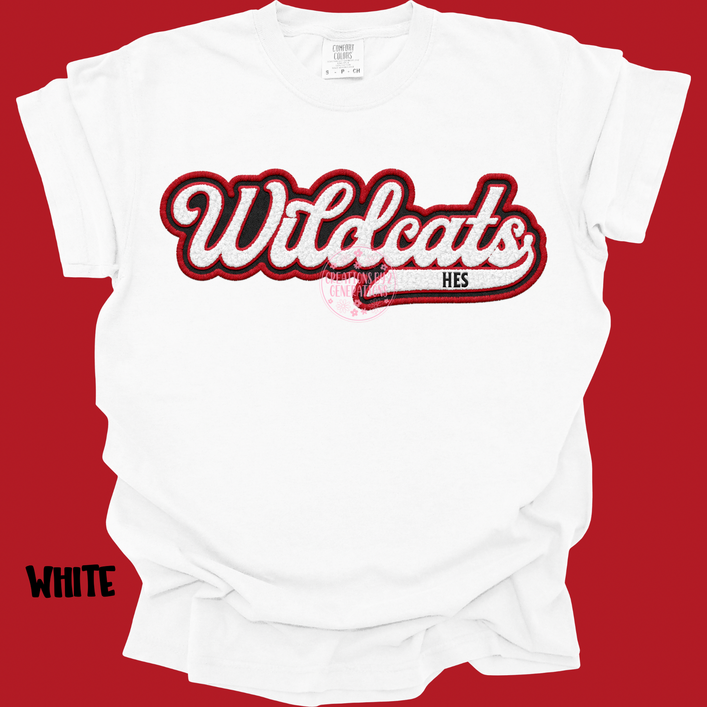 HES WILDCATS FAUX EMBROIDERY PREORDER