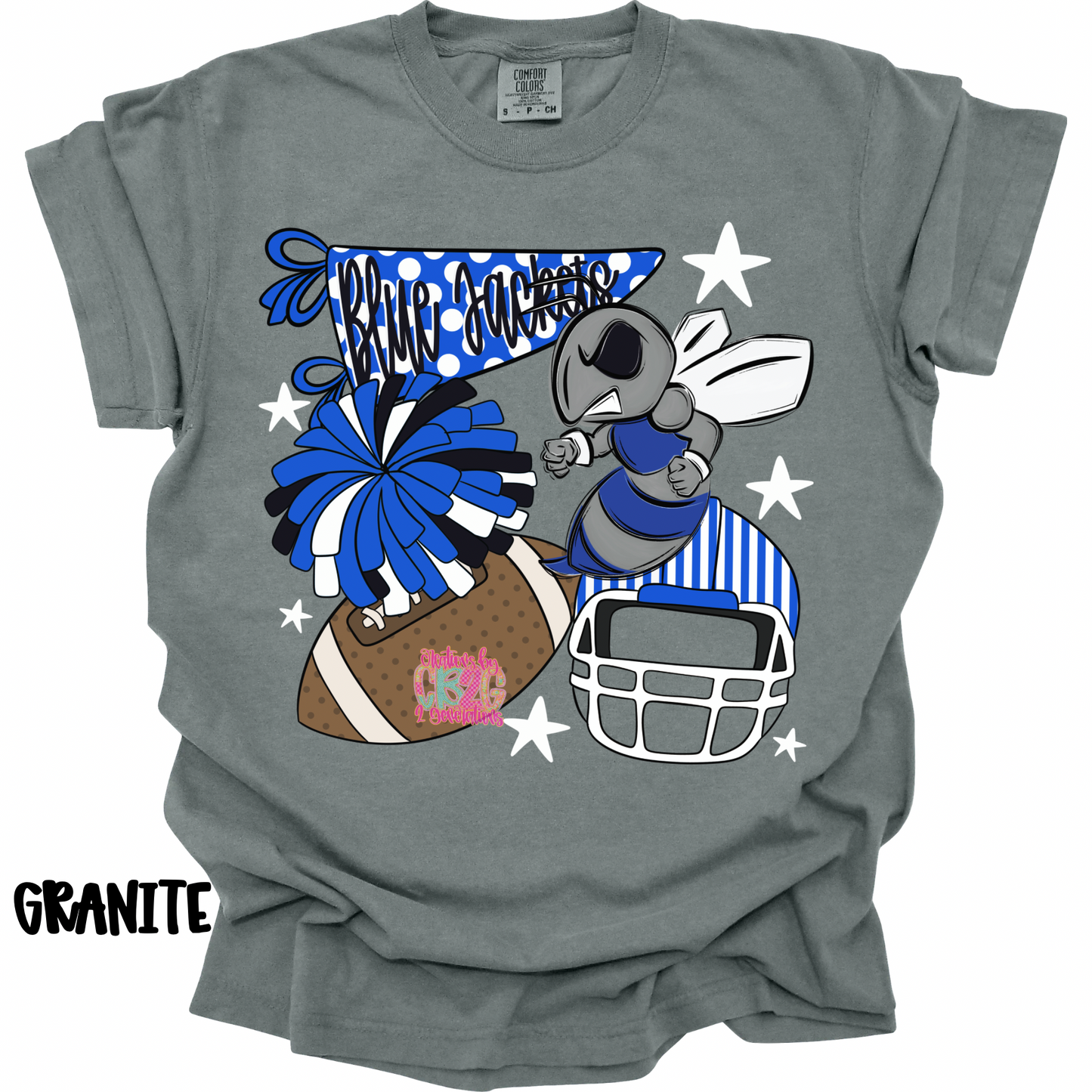 BLUE JACKETS FOOTBALL COLLAGE PREORDER (YOUTH)