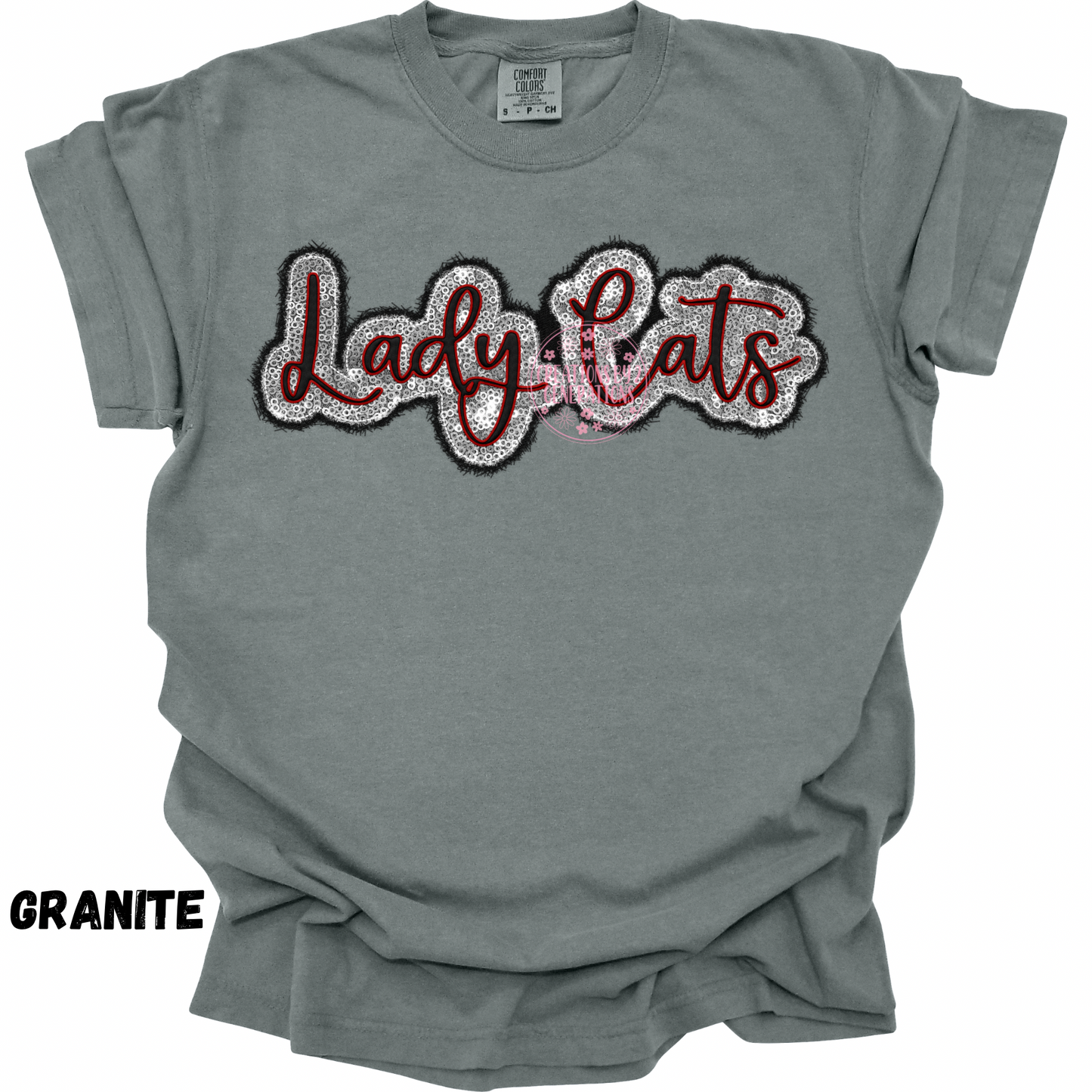 LADY CATS FAUX EMBROIDERY