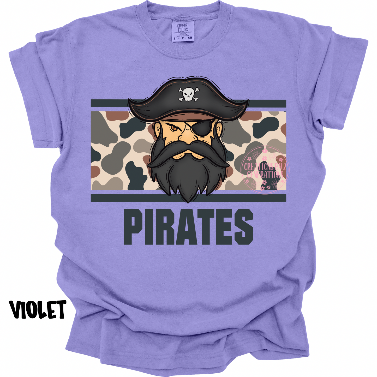 PIRATES CAMO PIRATE HEAD PREORDER (YOUTH)