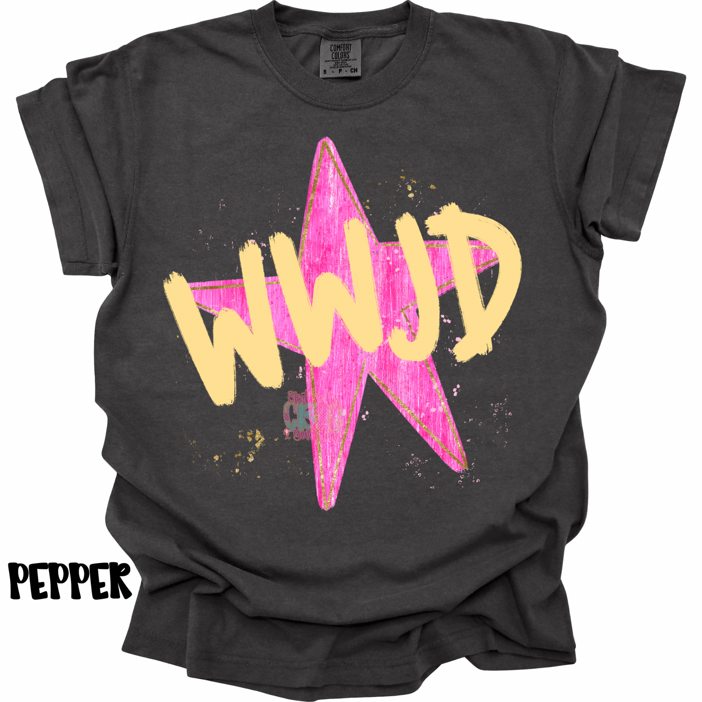 WWJD WITH PINK STAR PREORDER