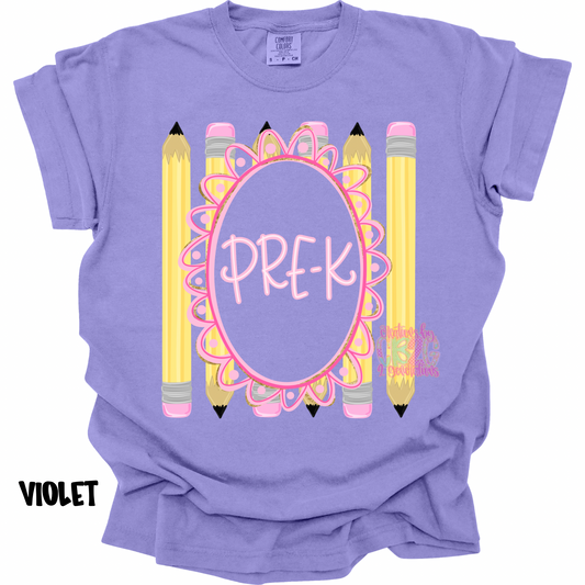 PRE-K WITH FRAME & PENCILS PREORDER (YOUTH)