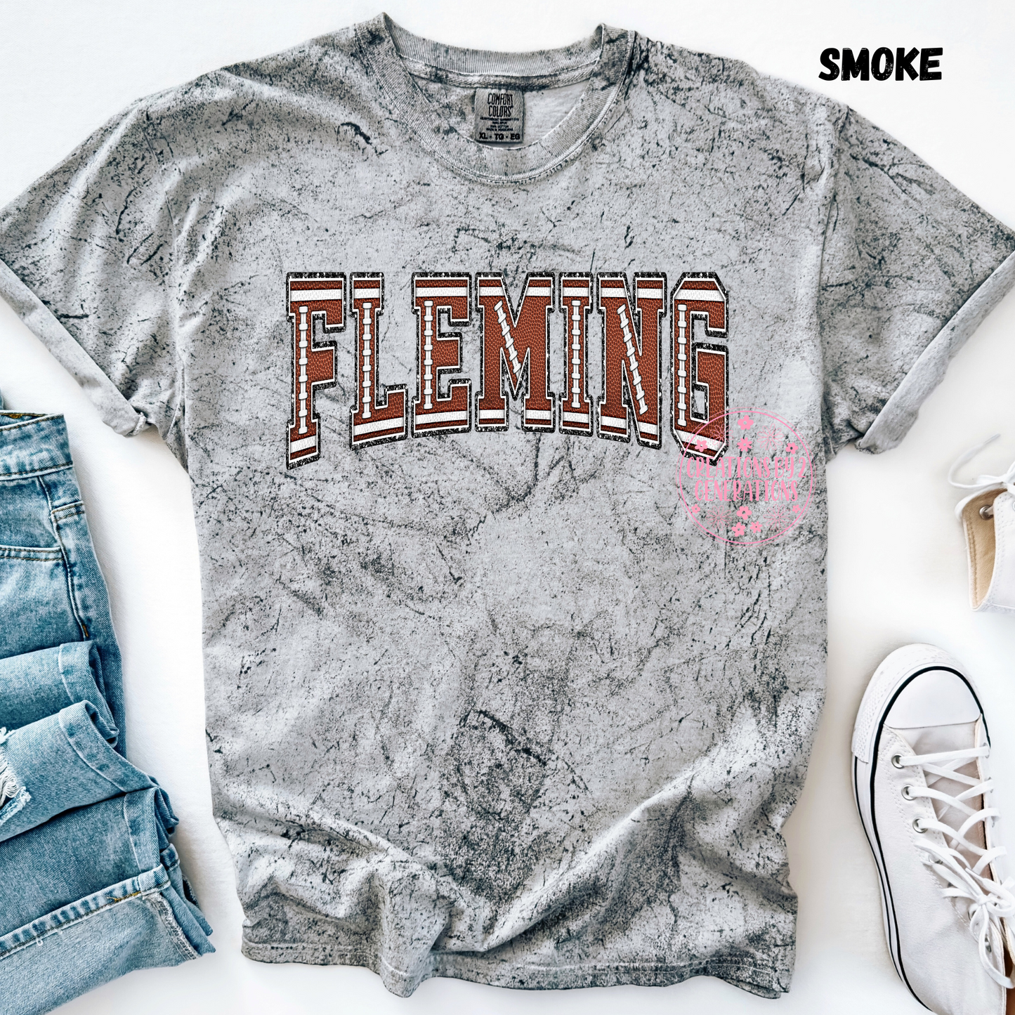 FLEMING FOOTBALL LETTERS PRINT