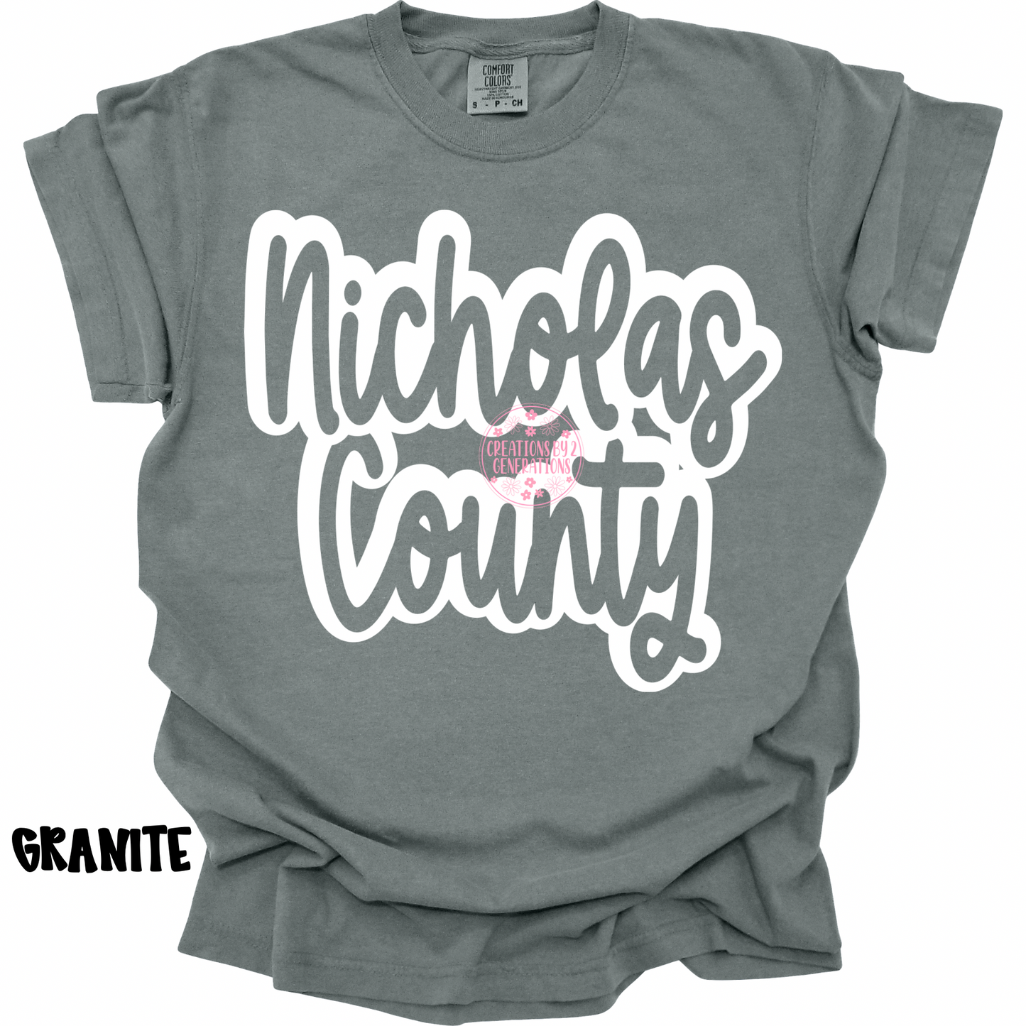 NICHOLAS COUNTY WHITE OUTLINE PREORDER