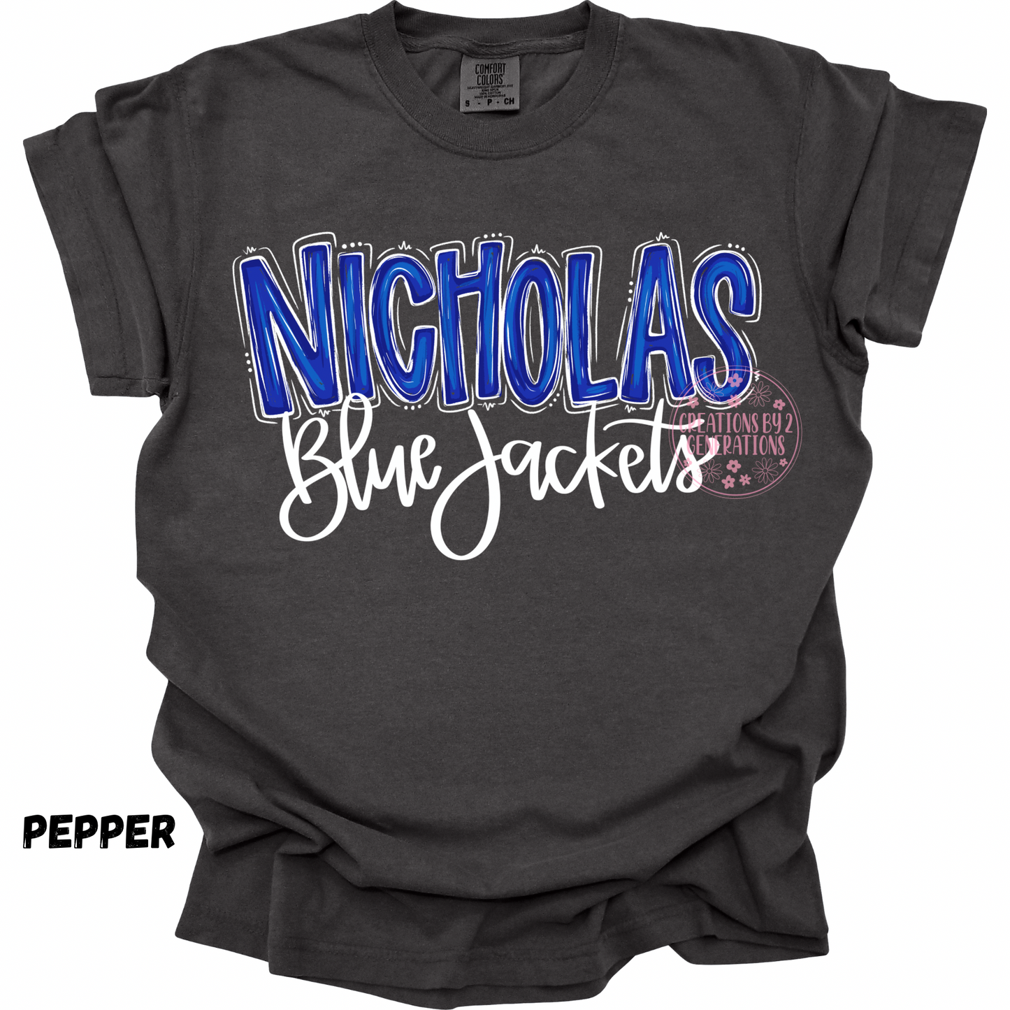 NICHOLAS BLUE JACKETS SKETCH PREORDER