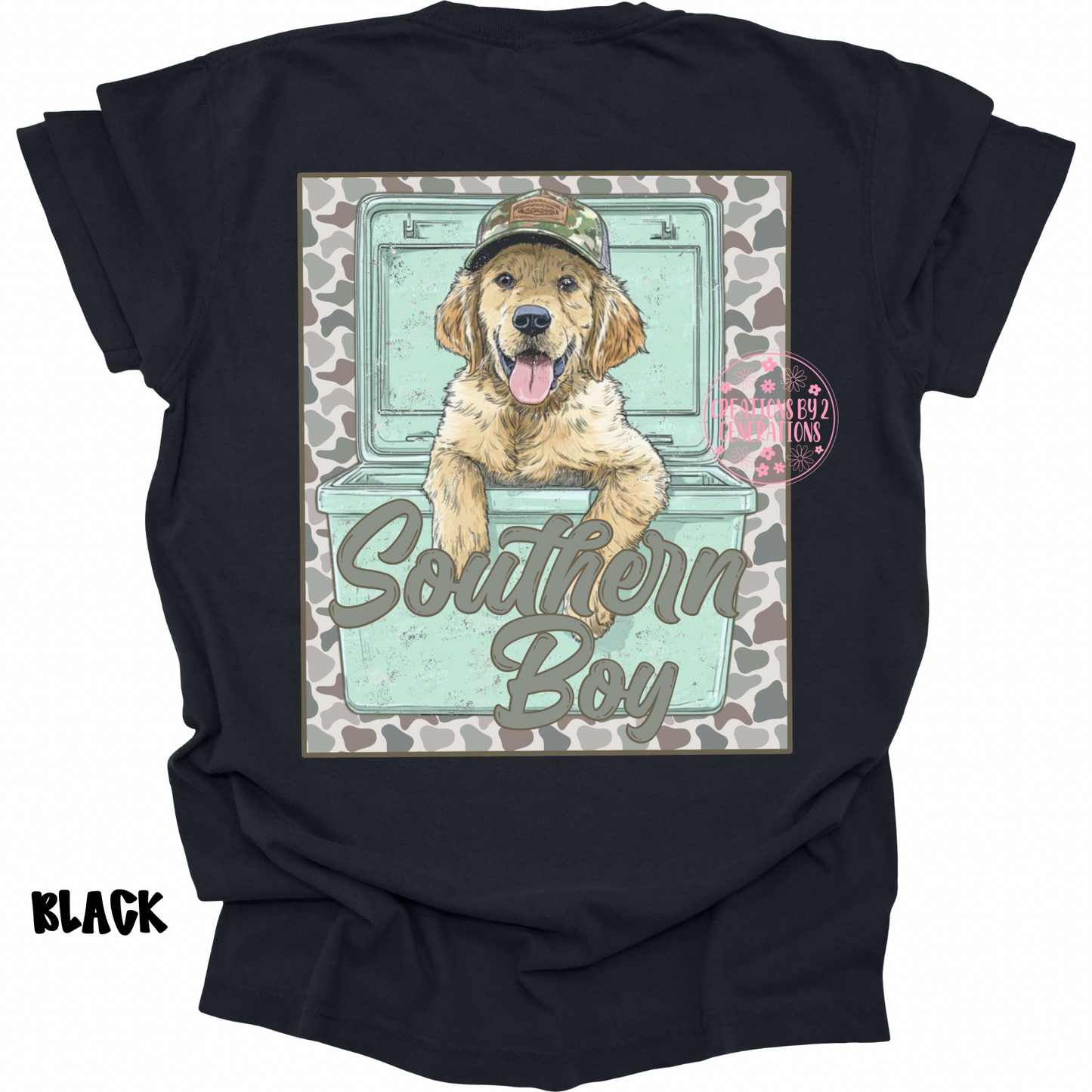 SOUTHERN BOY DOG IN COOLER WITH FRONT POCKET DESIGN PREORDER (YOUTH)