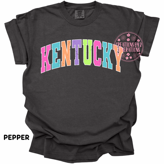 KENTUCKY MULTICOLORED ARCH PRINT
