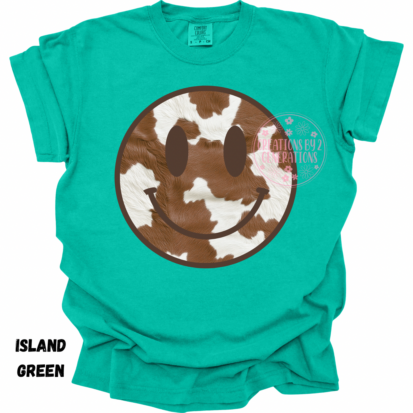 COW PRINT SMILEY FACE PREORDER