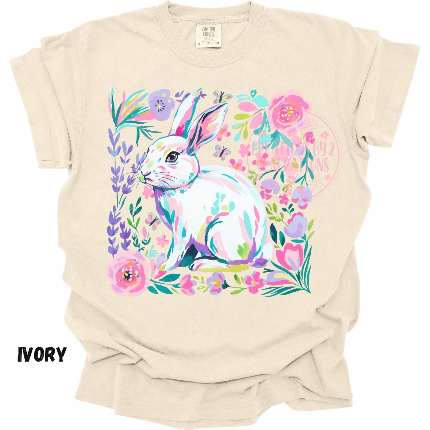 BUNNY WITH FLOWERS PREORDER
