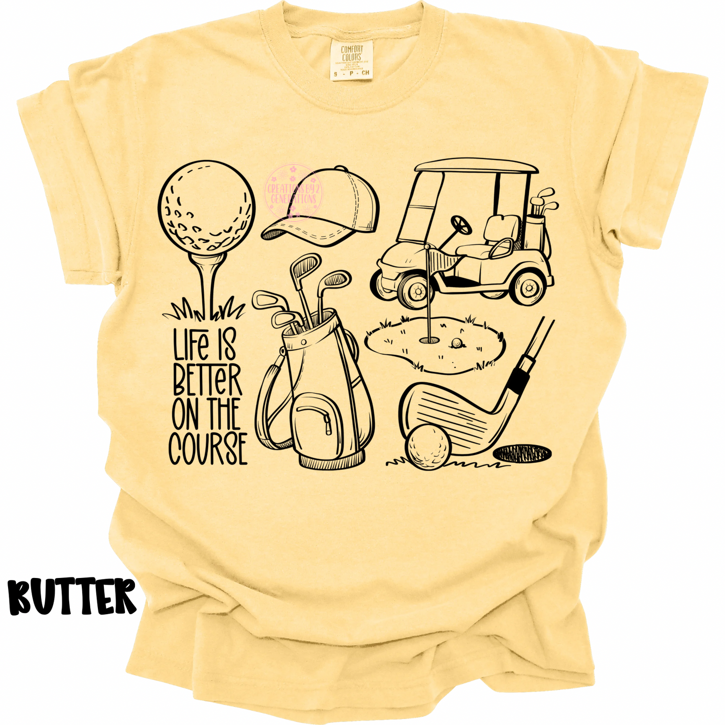 LIFE IS BETTER ON THE COURSE BLACK PREORDER