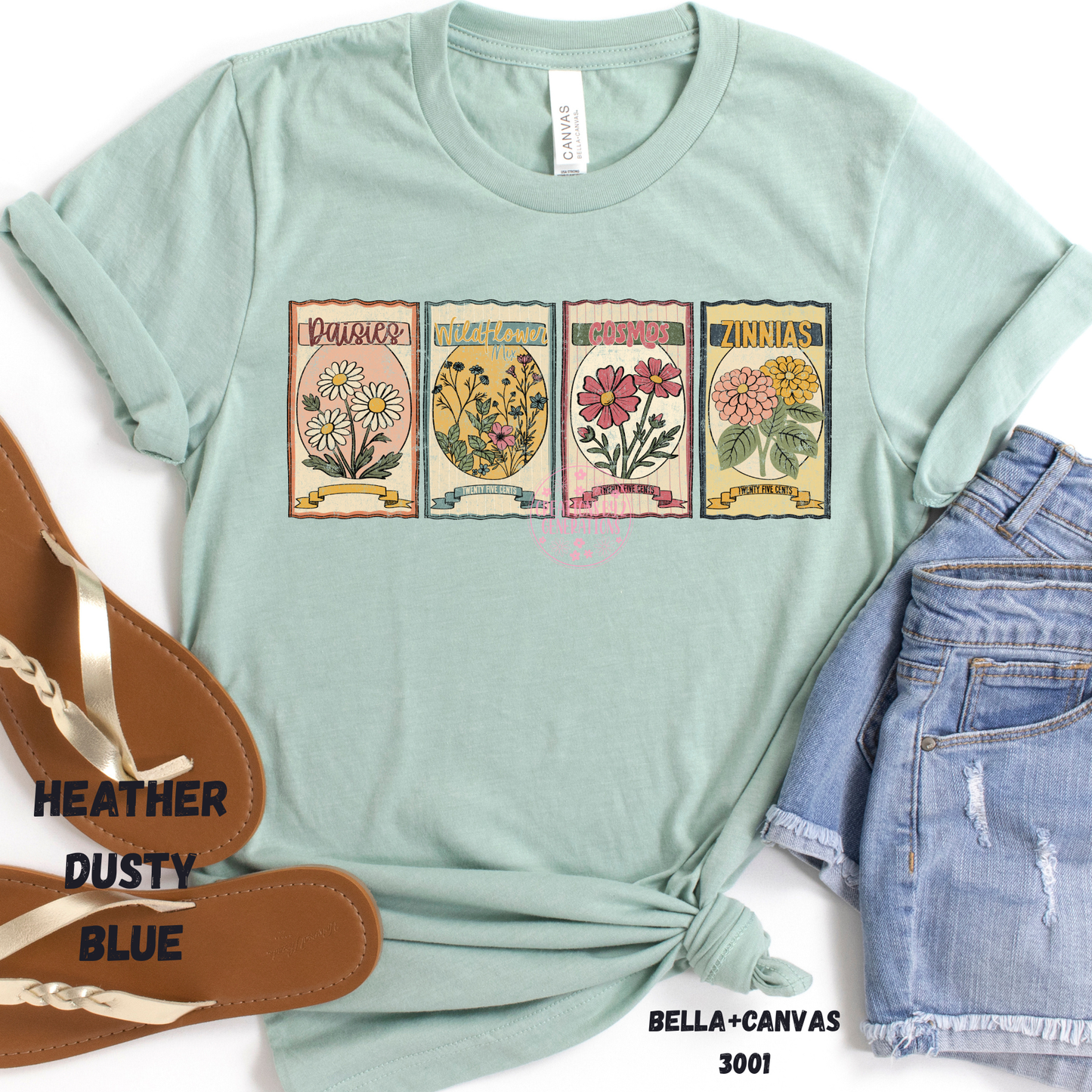 FLOWER SEEDS BELLA + CANVAS SS PREORDER