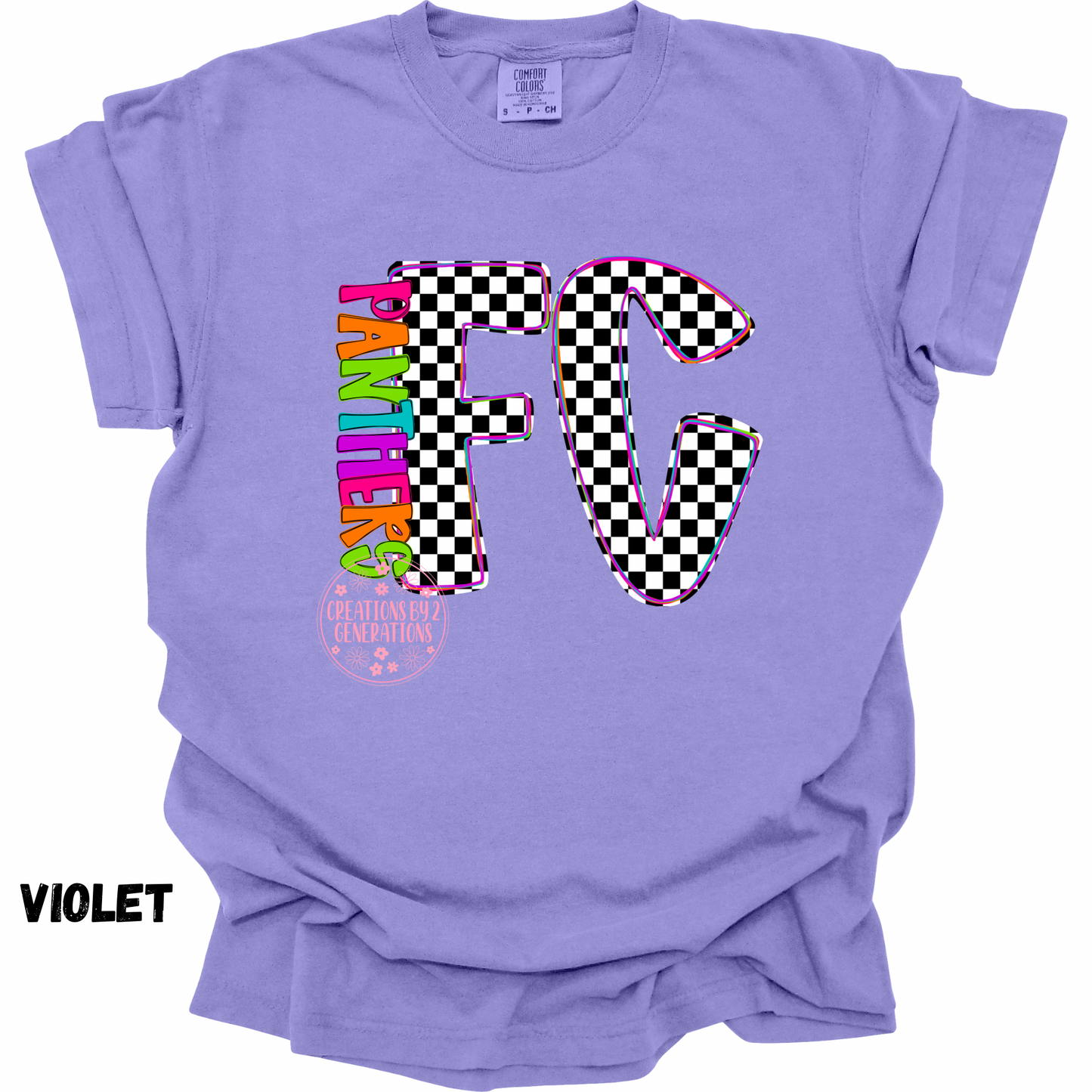 FC PANTHERS COLORFUL & CHECKERED