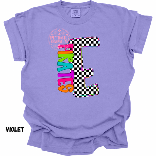 E PIRATES COLORFUL & CHECKERED