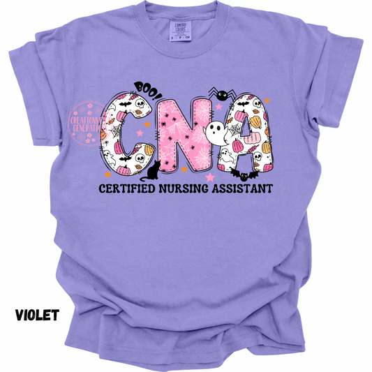 CNA PINK HALLOWEEN PRINT