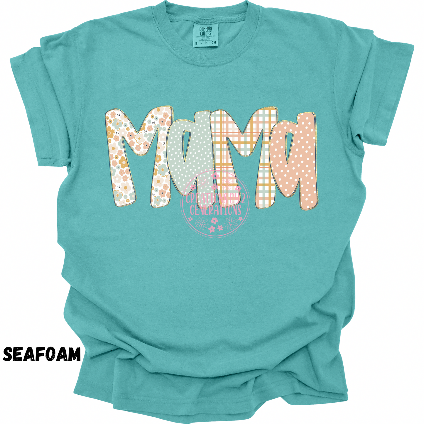 MAMA FLOWERS/DOTS,STRIPES